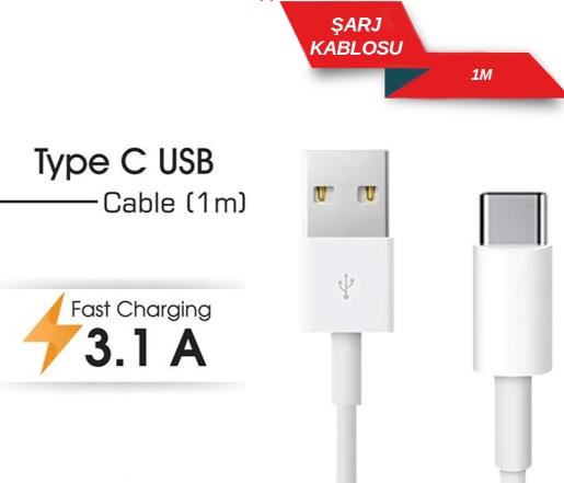 ŞARJ KABLOSU USB TYPE-C 1 MT  5901856