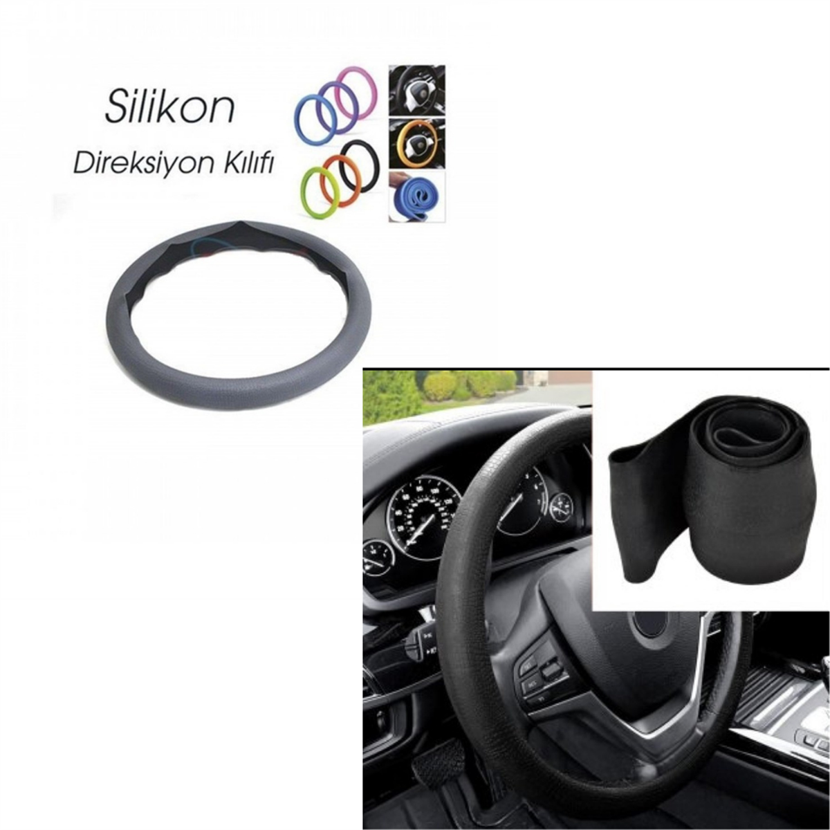 SİLİKON DİREKSİYON KILIFI  ULTRA İNCE KOKUSUZ 36-42CM RENK ÇEŞİTLERİ KOD:S-233