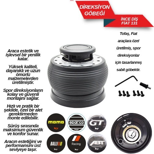 SPOR DİREKSİYON GÖBEĞİ FİAT (İNCE DİŞ) İTHAL KOD:2045002
