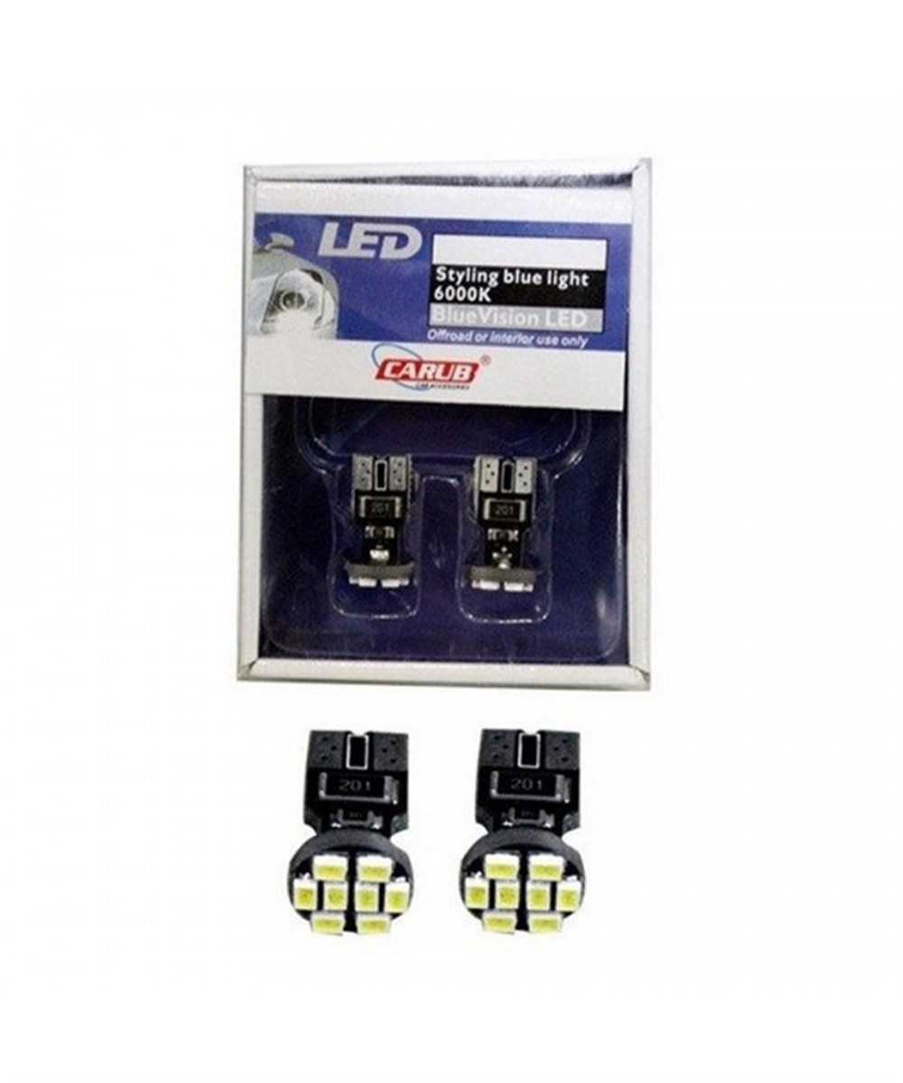 T10 Beyaz 8 SMD 12V Fiber Led 0400210