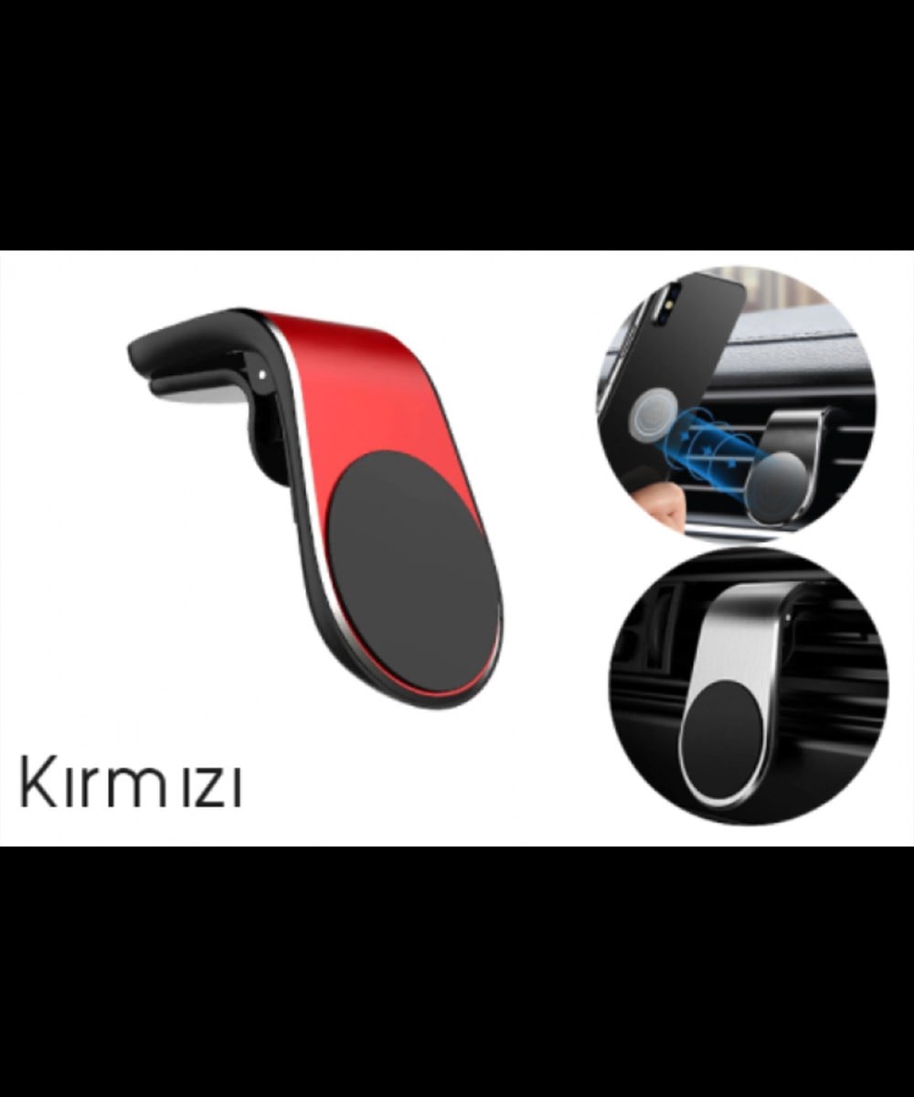 TELEFON TUTUCU L TİPİ HAVALANDIRMA KIRMIZI CARUB 5901083