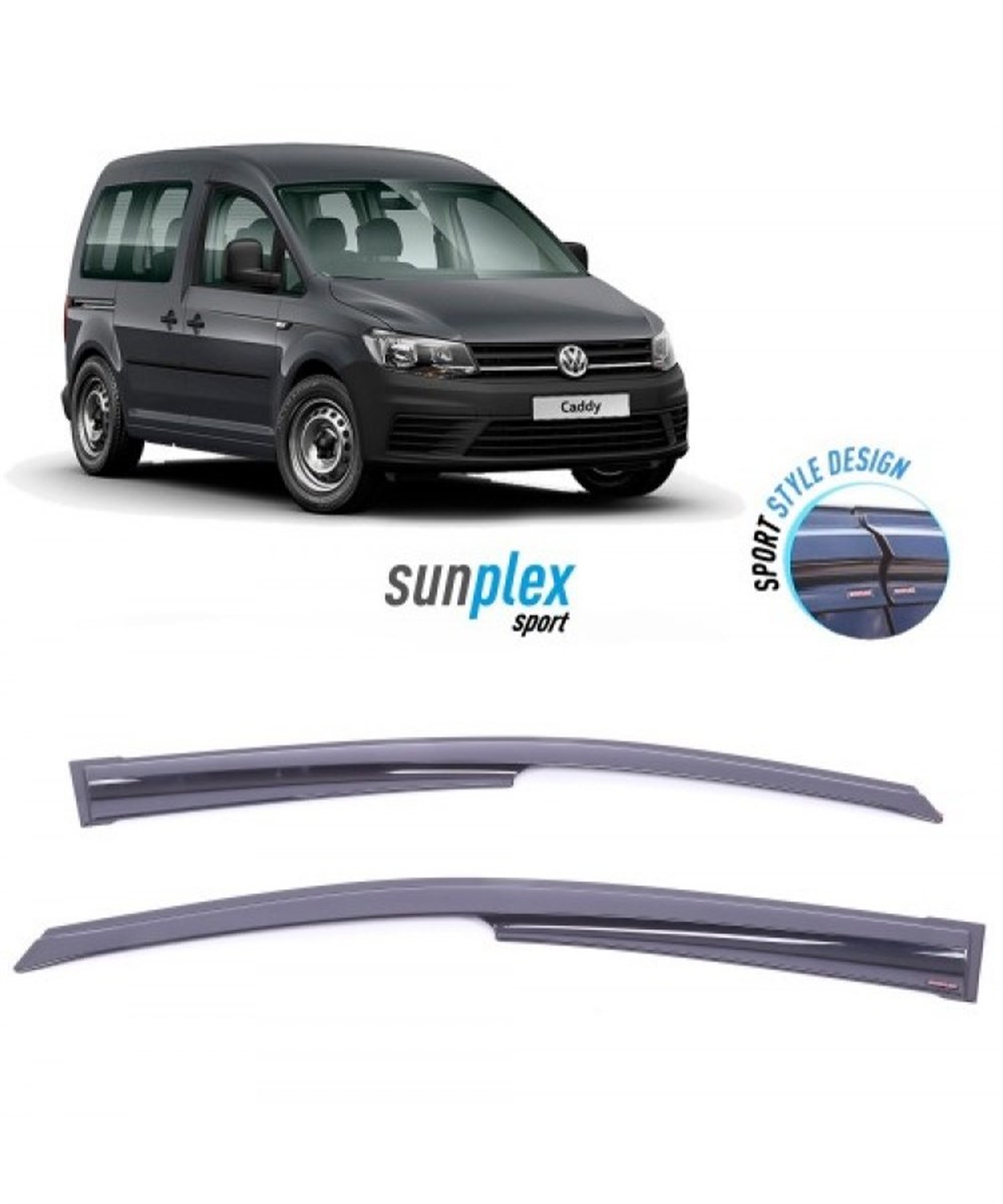 2li Volkswagen Caddy (04-11) Ön  Mügen Tipi Cam Rüzgarlığı Kod:SPS10