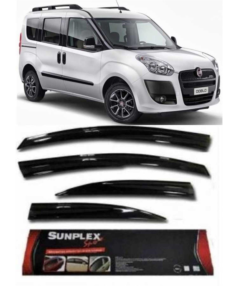 4 Lü Fiat Doblo II Ön Sport Style SUNPLEX Cam Rüzgarlığı Kod:SPS05