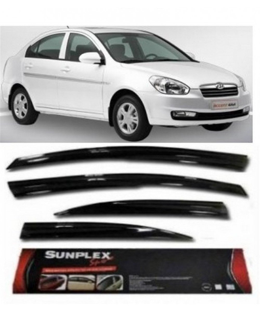4 LÜ Hyundai Accent Era Ön-Arka Sport Stlye SUNPLEX Cam Rüzgarlığı Kod:SPS03
