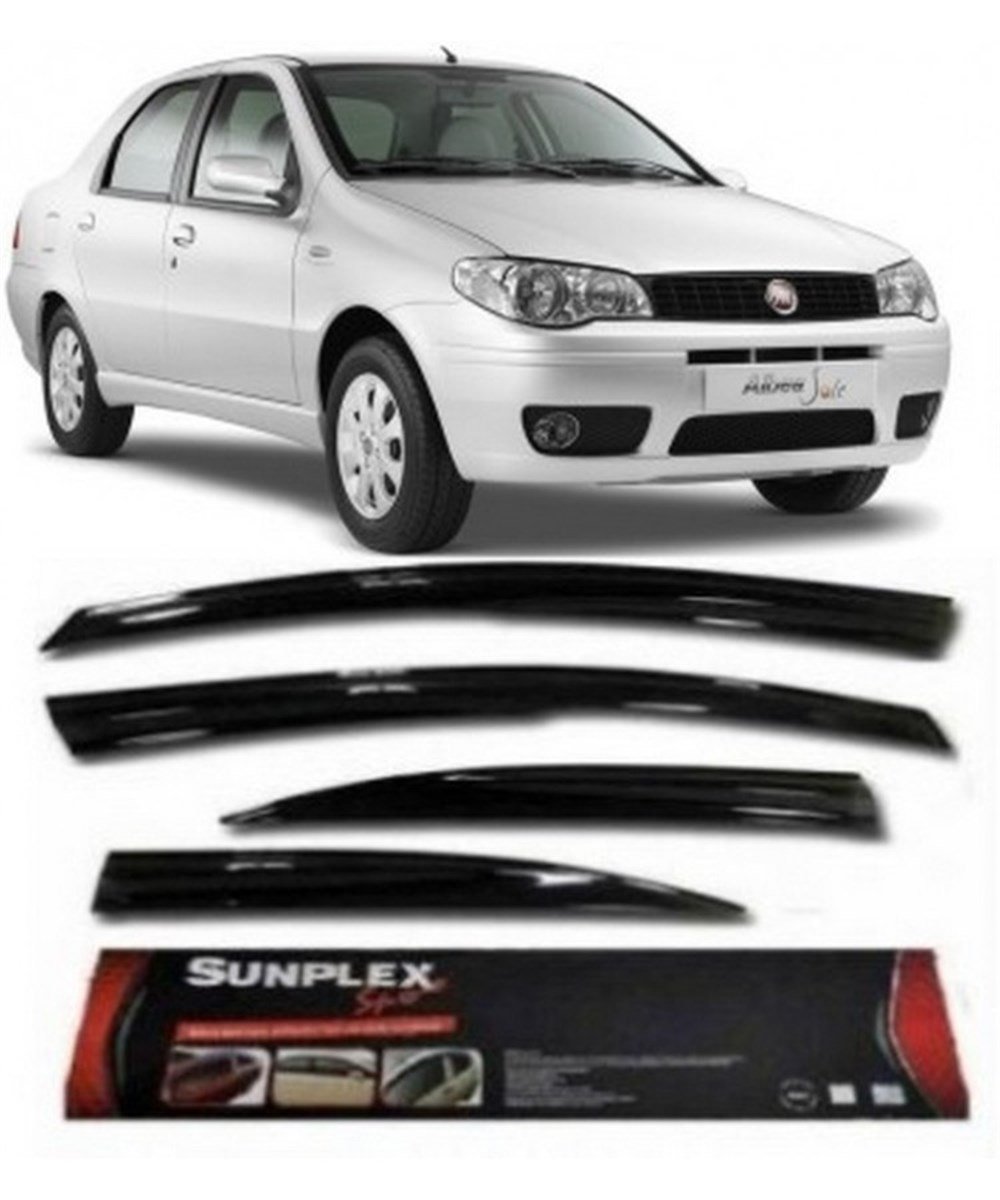 4lü Fiat  Albea Ön-Arka Sport  Style SUNPLEX Cam Rüzgarlığı Kod:SPS13