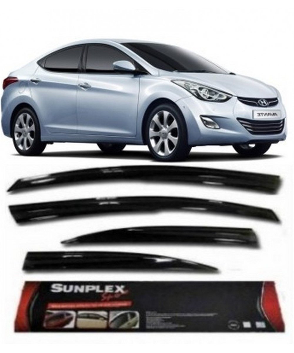 4lü Hyundai Elantra 2011-2013 Ön-Arka Sport Stlye SUNPLEX Cam Rüzgarlığı Kod:SPS44