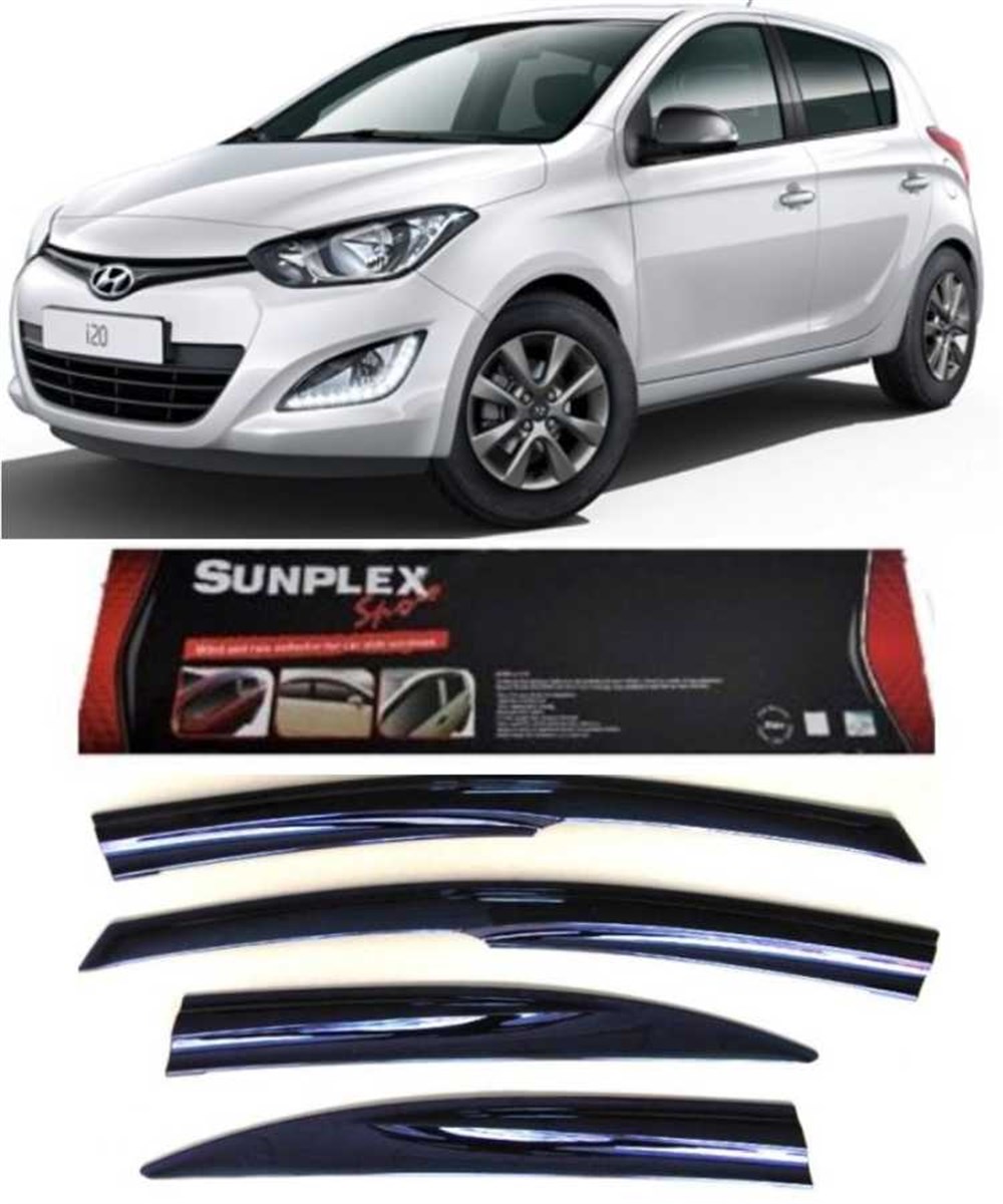 4lü Hyundai İ20 2010-2014 Sport Stlye Mügen Sunplex Cam Rüzgarlığı Kod:sps94
