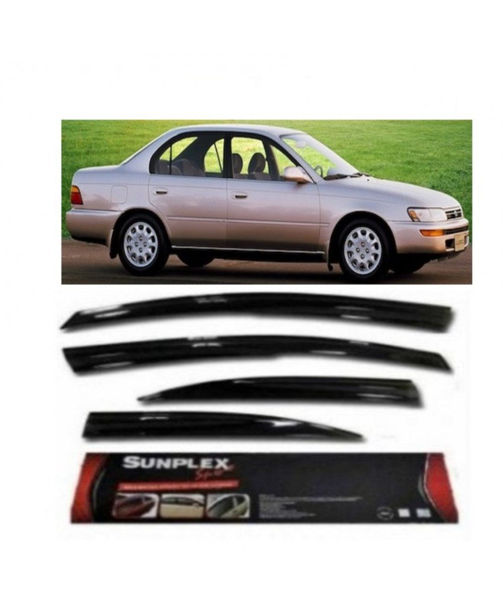 4lü Toyota Corolla 92-98 Sport Stlye Mügen Sunplex Cam Rüzgarlığı Kod:sps60