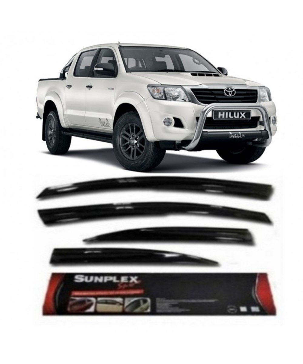 4lü Toyota Hilux  Sport Stlye Mügen Sunplex Cam Rüzgarlığı  Kod:sps70