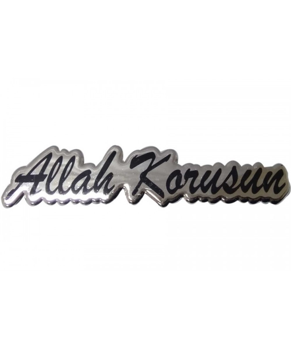 Arma (Krom Plastik Yazı) Allah Korusun 16cm Kod:16025