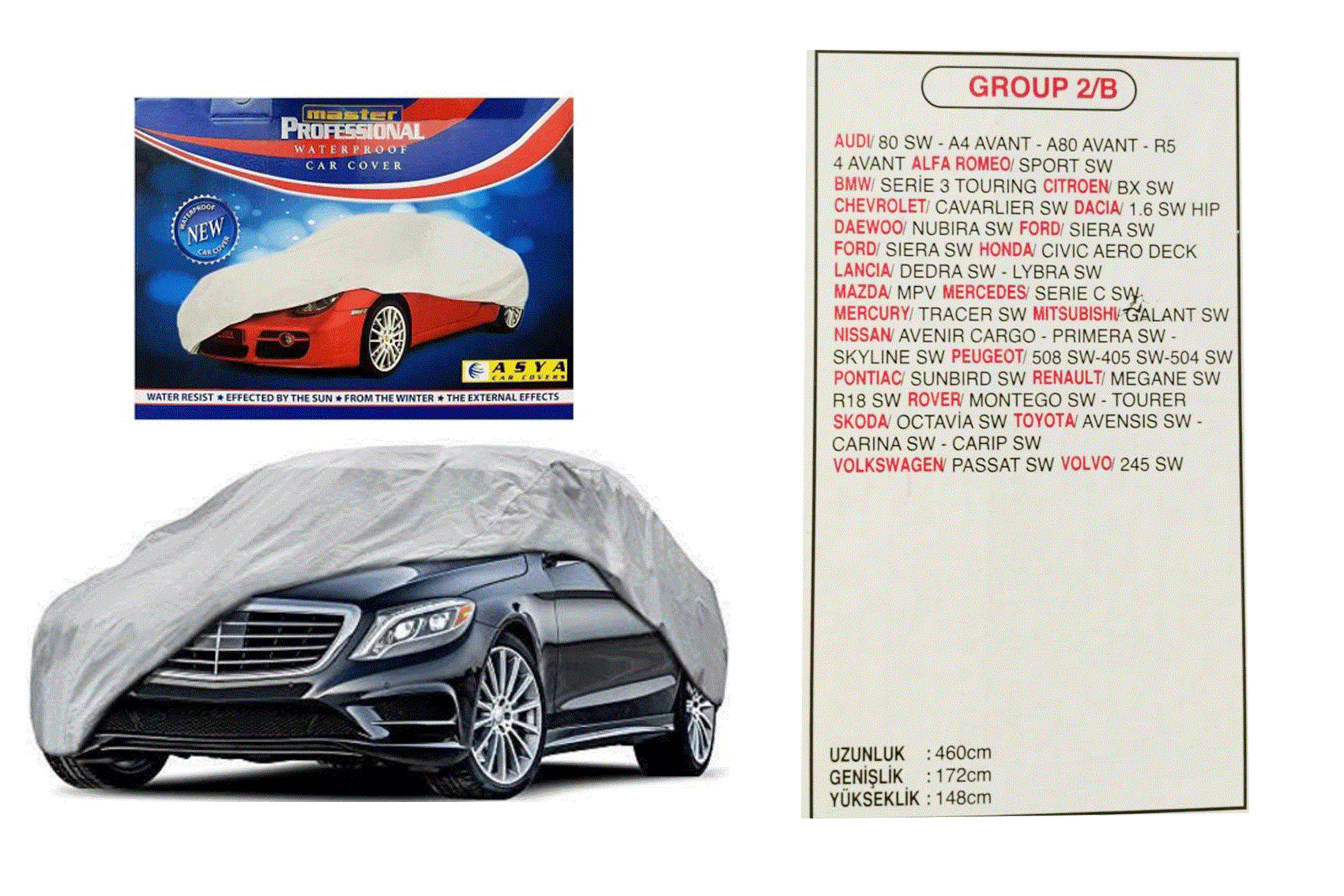 ASYA OTO BRANDA GENİŞ KALIP NO:2B U-487 G-185CM Y-140CM KOD:GRUP 2B