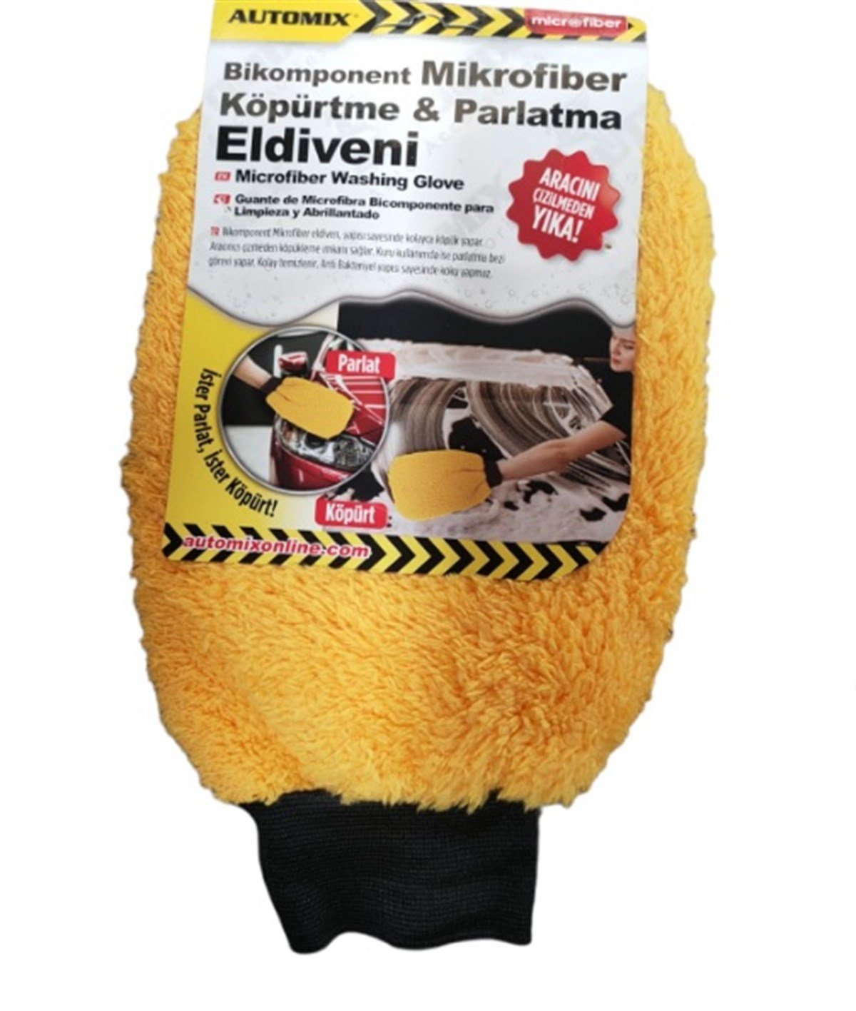 AUTOMIX BİKOMPONENT MİKROFİBER KÖPÜRTME VE PARLATMA ELDİVENİ 44638