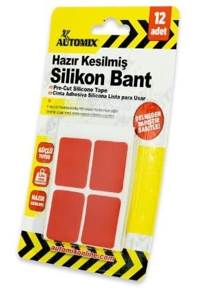 AUTOMIX HAZIR KESİLMİŞ SİLİKON BANT 12Lİ  KOD:44790