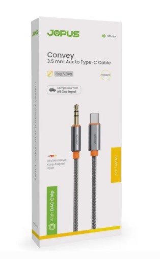 AUX KABLOSU TYPE C FÜME JOPUS KOD:62986