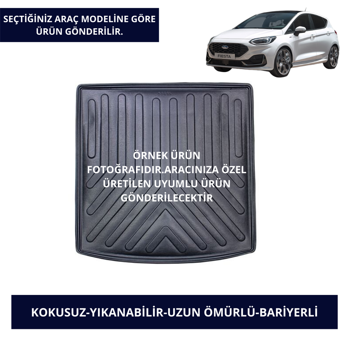 Bagaj Havuzu Modelleri Ford Araçlar- Siyah Renk 2