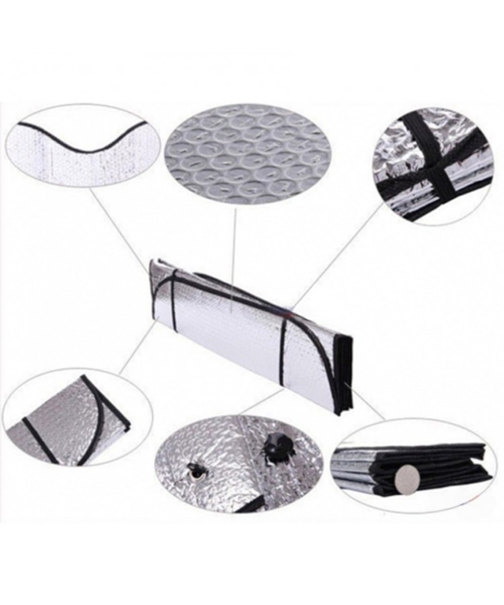 Balonlu Metalize Güneşlik Nikelaj  Minibüs 150x70cm  Kod:4954506