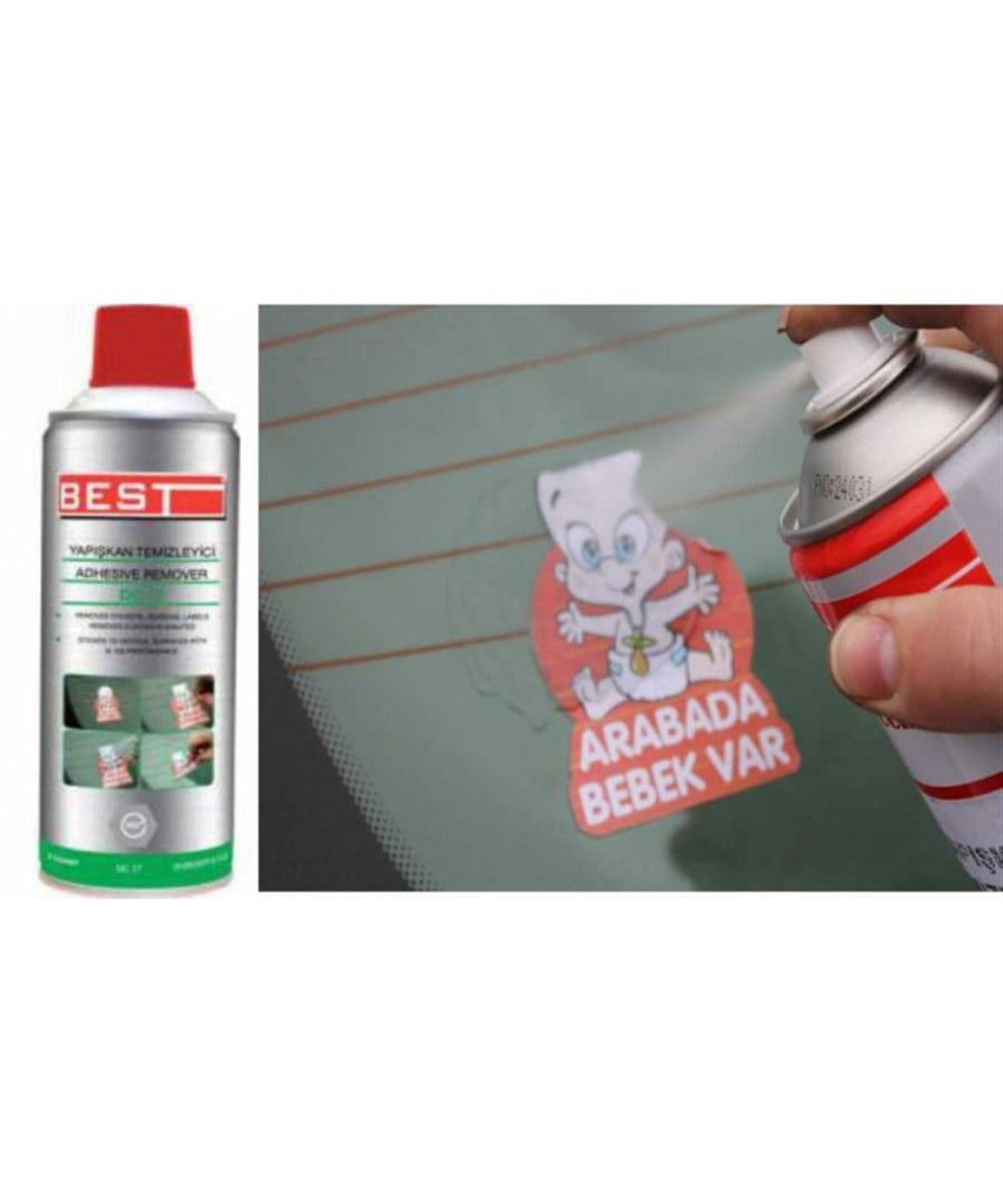 Best Elite Sticker-Folyo-Yapışkan Temizleyici Sprey 400ml Kod:31309