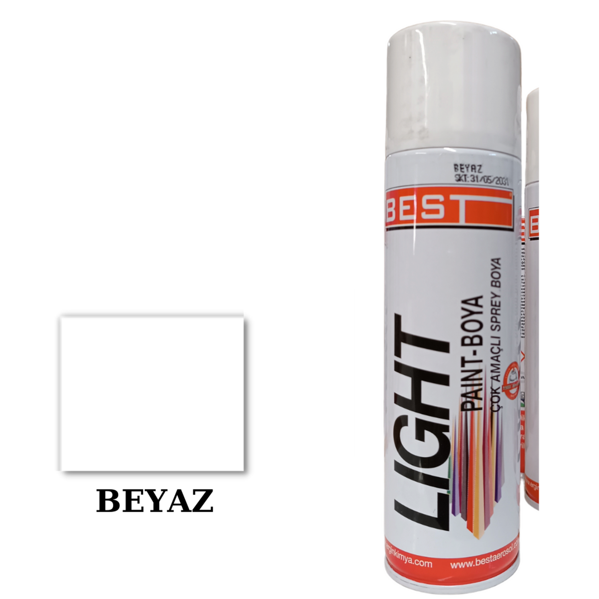Best Sprey Boya 250 ml Beyaz Kod:SB250