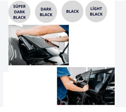CAM FİLMİ 100CMX60M ÇİZİLMEZ BLACK %15 PMX  106005