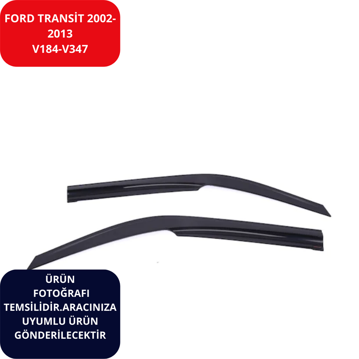 CAM RÜZGARLIK 2'Lİ FORD TRANSİT 2002-2013 V184-V347 KOD:SP-S-81