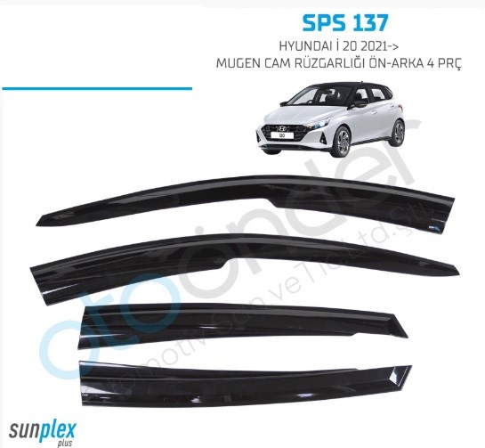 CAM RÜZGARLIK 4'LÜ HYUNDAİ İ20 2015 SONRASI KOD:SPS137