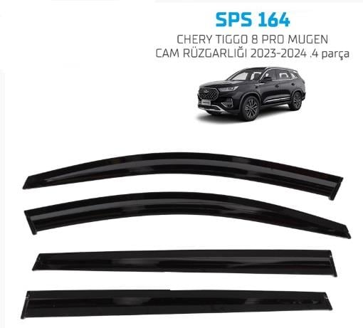 CHERY TIGGO 8 PRO MUGEN CAM RÜZGARLIĞI 2023-2024 .4 parça KOD:SPS164