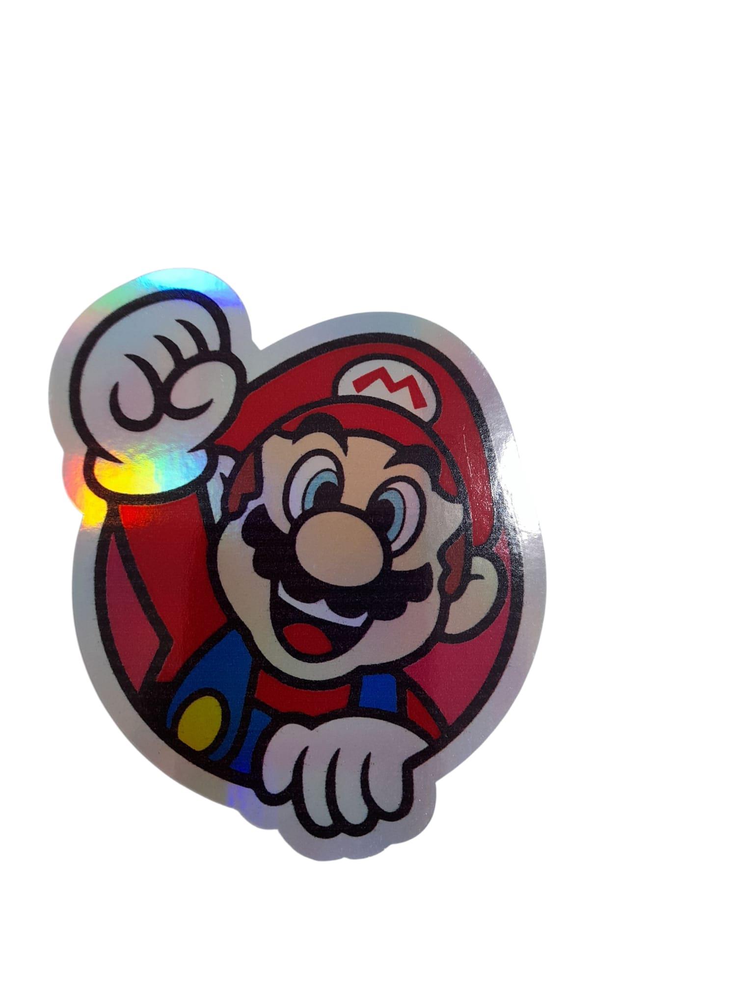ÇIKARTMA HOLOGRAM MARİO 13X13CM KOD:1241