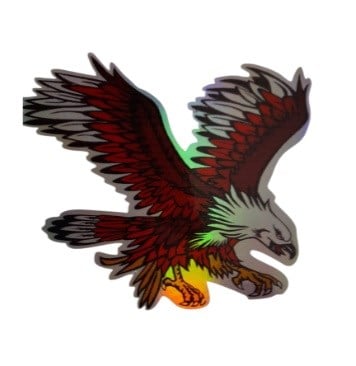 ÇIKARTMA KARTAL KÜÇÜK HOLOGRAM 12X14 KOD:1238