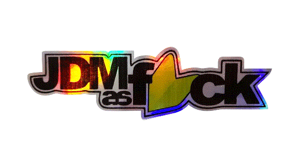 ÇIKARTMA YENİ NESİL JDMFUCK HOLOGRAM 14X4CM KOD:1261