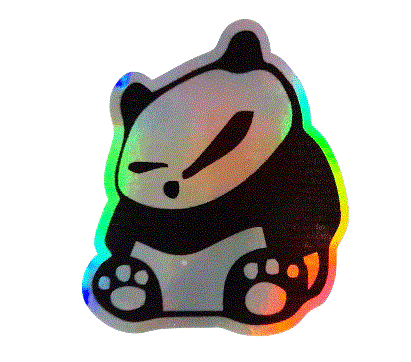 ÇIKARTMA YENİ NESİL PANDA 8X9CM KOD:800501125