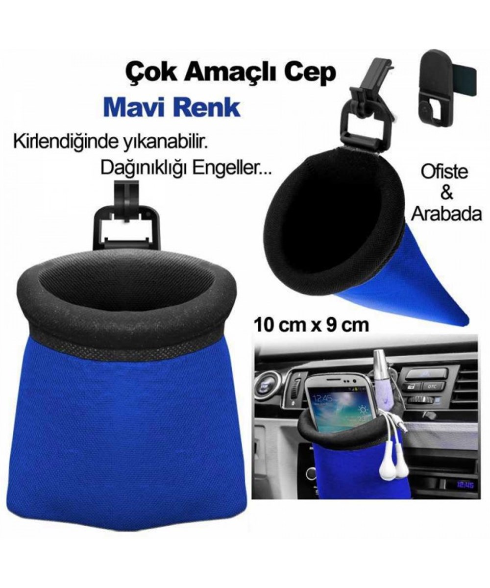 Çok Amaçlı Akıllı Kese  Bez Mavi Kod:LDR001