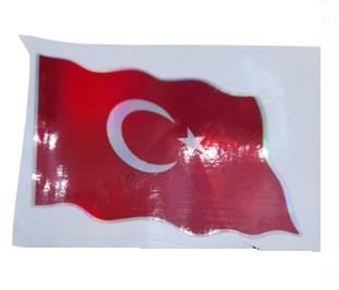 DALGALI BAYRAK HOLOGRAM 8X11 KOD:1228