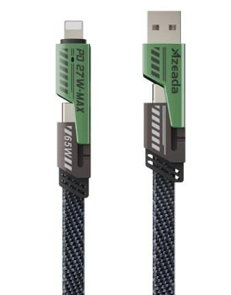 DATA KABLOSU YEŞİL 4LÜ 1,5MT USB-TYPE C -IPONE KOD:60183