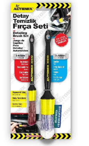 DETAY TEMİZLİK FIRÇA SETİ AUTOMİX KOD:44918