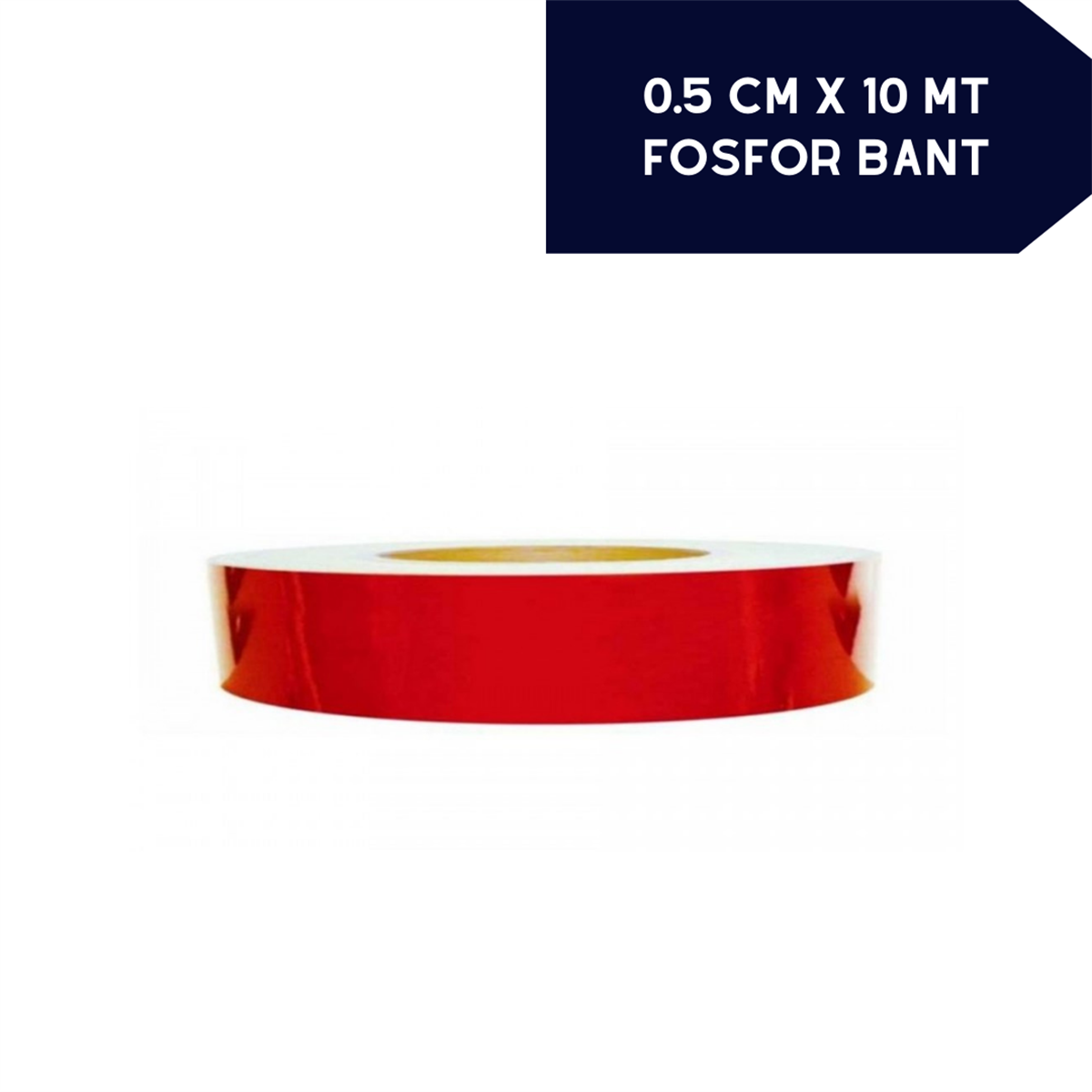 Fosfor Bant 0.5cmX10m Kırmızı Kod:2405002