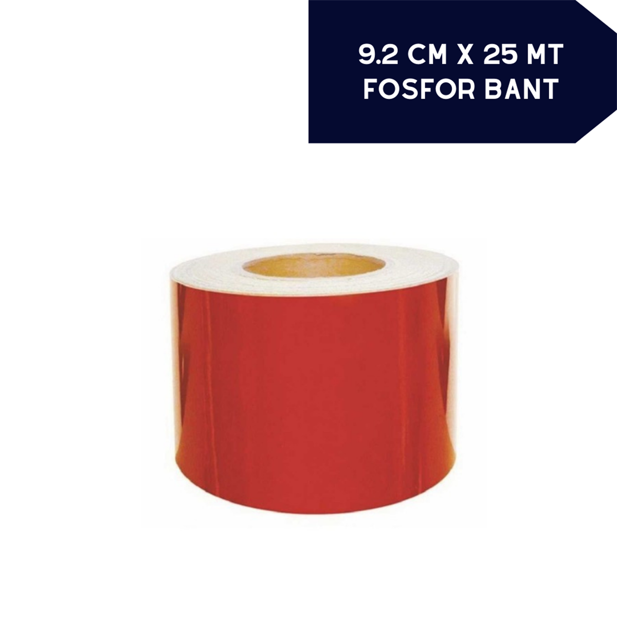 Fosfor Bant 9.2cmx25m Kırmızı Kod:2405402