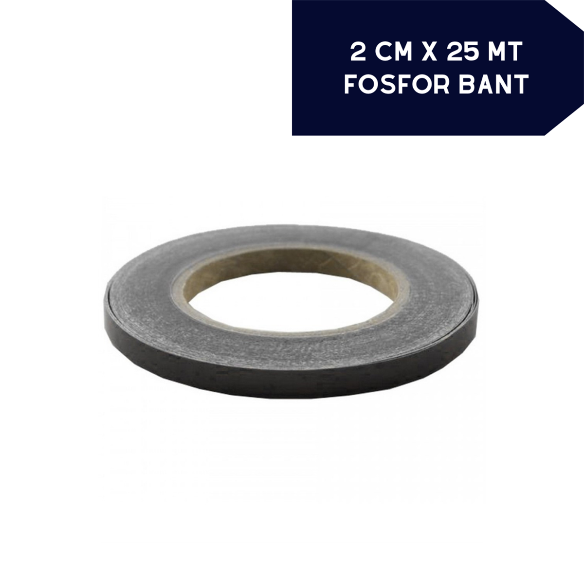 Fosfor Bant Siyah 2cmx25m Kod:2405207