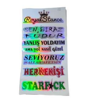 GRUP TEKLİ 20X30CM HOLOGRAM KOD:1240