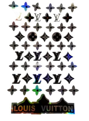 HOLOGRAM ÇIKARTMA LOUIS SİYAH 25X18 KOD:1278