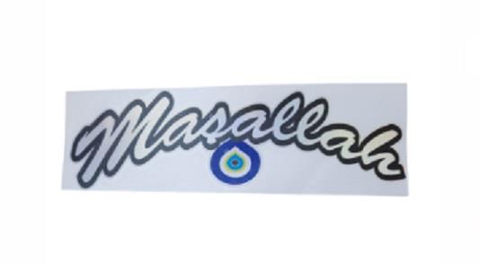 HOLOGRAM MAŞALLAH YAZI 110X33 KOD:1246