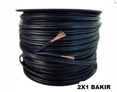 KABLO HOPARLÖR 2*1 CCA BAKIR SİYAH ŞEFFAF KS08