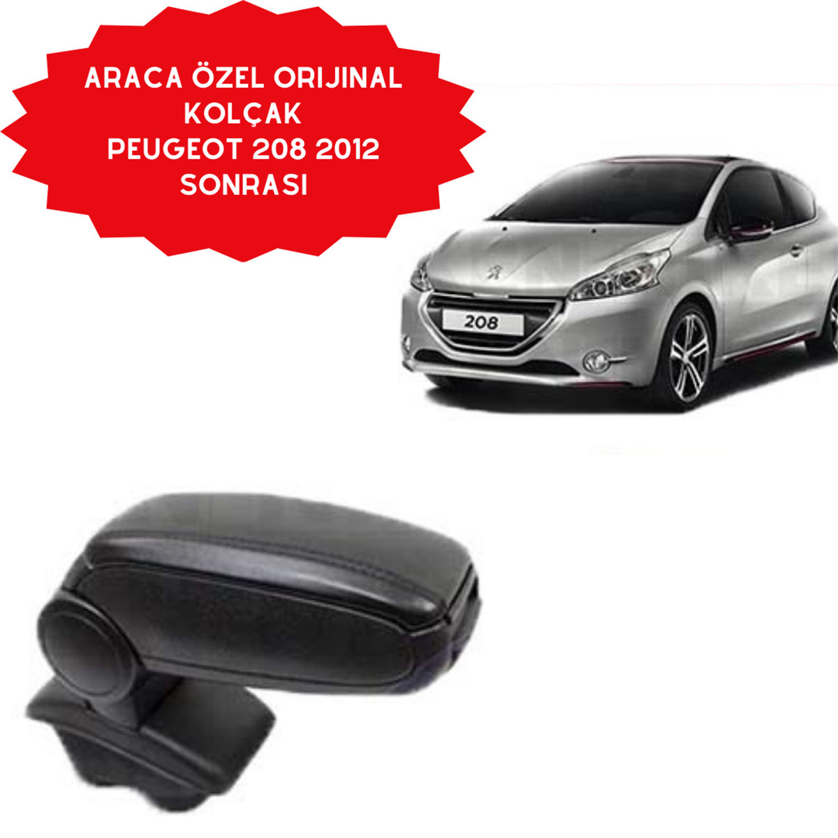 KOLÇAK ARACA ÖZEL PEUGEOT 208 2012 SONRASI AYARLI KOD:0260901