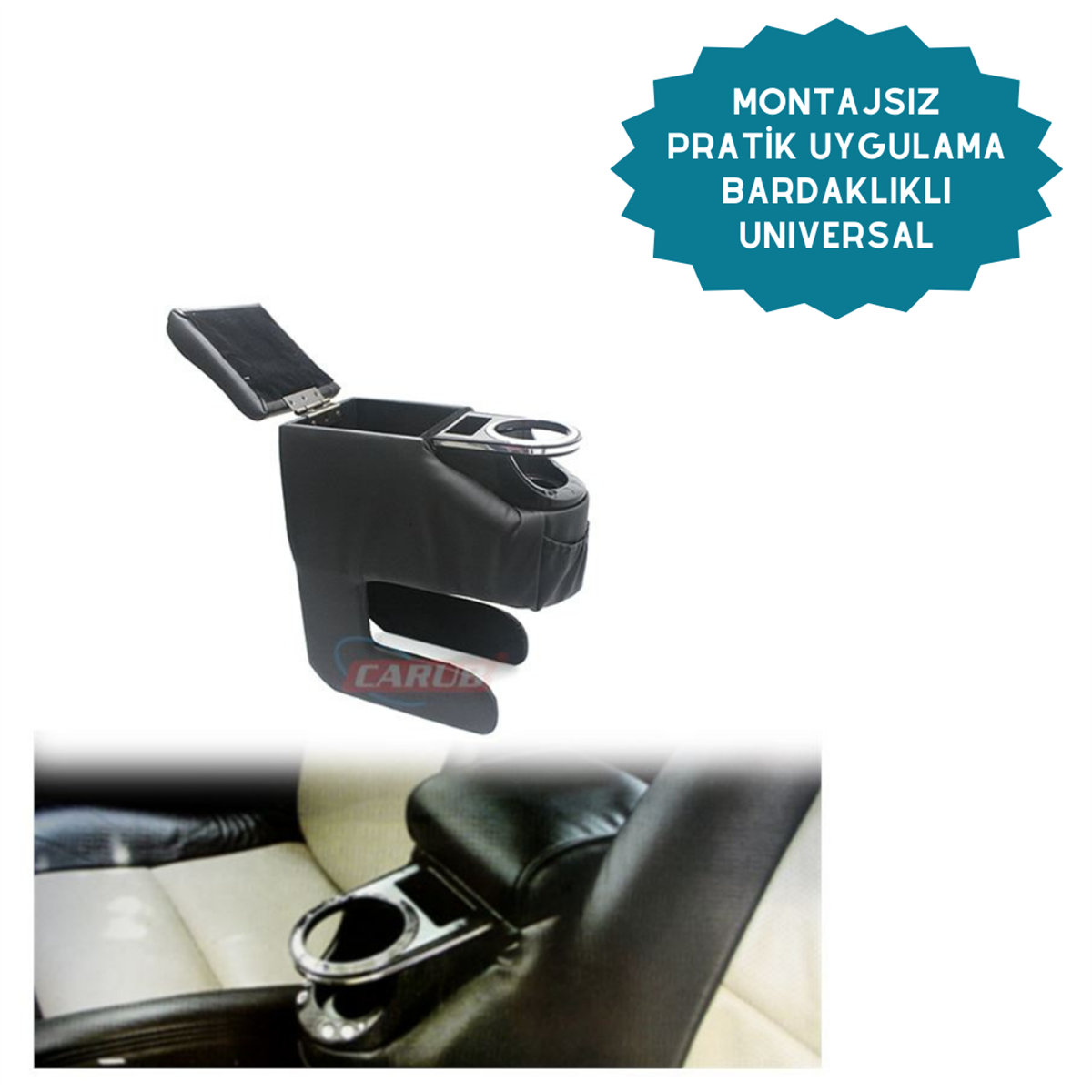 KOLÇAK MONTAJSIZ BARDAKLIKLI SİYAH KOD:4705704