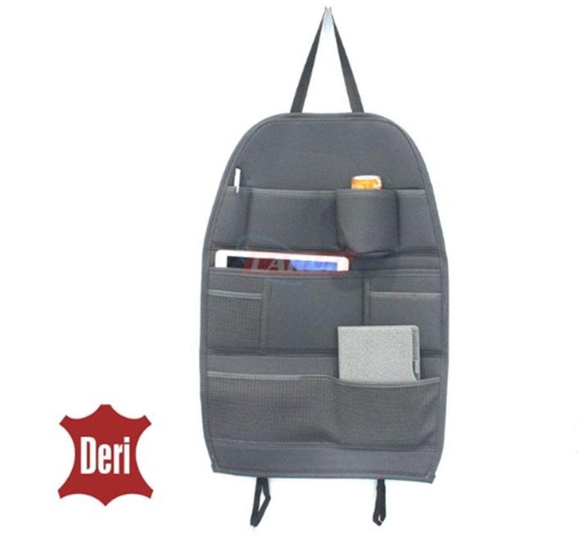Koltuk Arkası Organizer Çanta Deri Gri 5902214