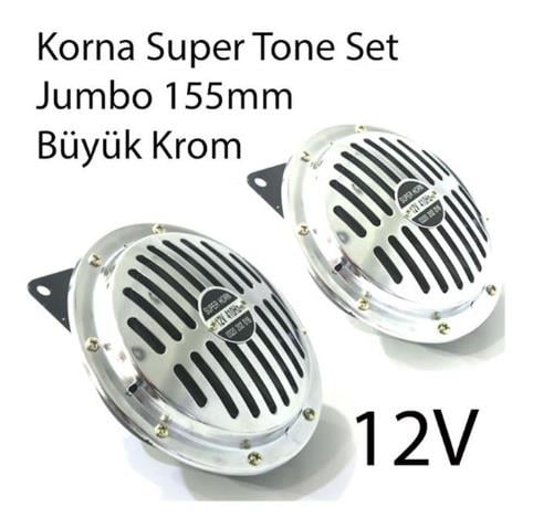 KORNA BÜYÜK BOSCH TİPİ KROM JUMBO 155MM  KOD:2751583