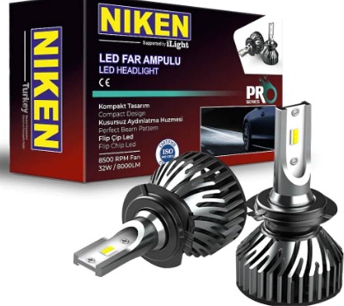 LED ZENON H4 PRO SERİSİ NİKEN KOD:0030301