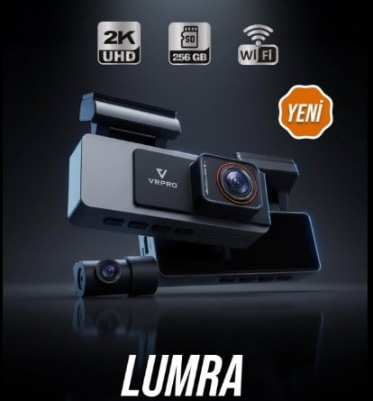 LUMRA 2K UHD Wi-Fi AKILLI ARAÇ KAMERASI -256 GB DESTEK 24 SAAT PARK İZLEME & DÖNGÜZEL KAYIT KOD:LUMRA