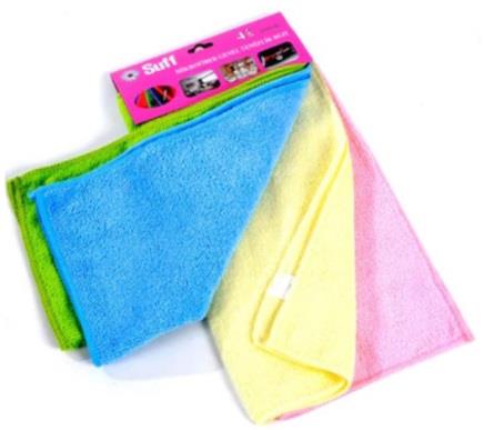 MİKROFİBER YÜZEY TEMİZLEME BEZİ 3'LÜ  32X32 EUPHRATE ALMAN MALI KOD:E31-3232-250