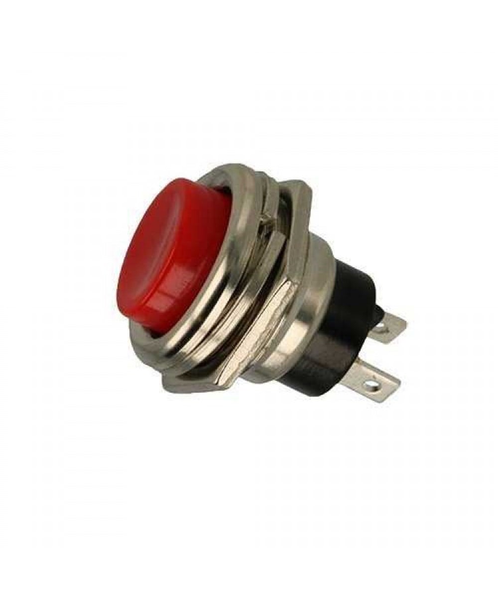 Mini Metal Gövde Buton Anahtar Kırmızı ITH970