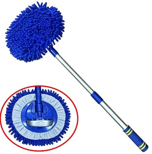 OTO YIKAMA FIRÇASI MOP SAĞLI MAVİ PROFESYONEL 0922583